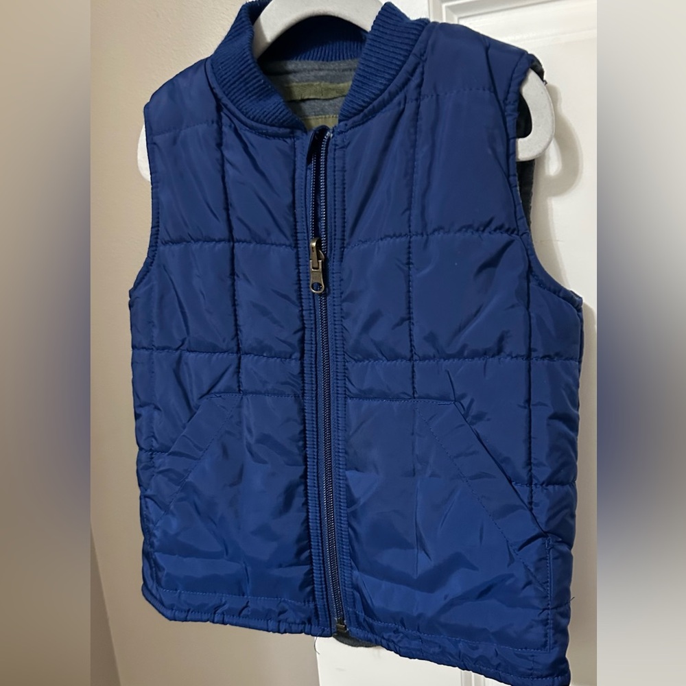 Baby Gap Boys Blue Vest Sz 4yrs
